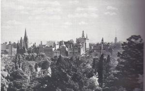 View to corner of Flainders and Russell Streets